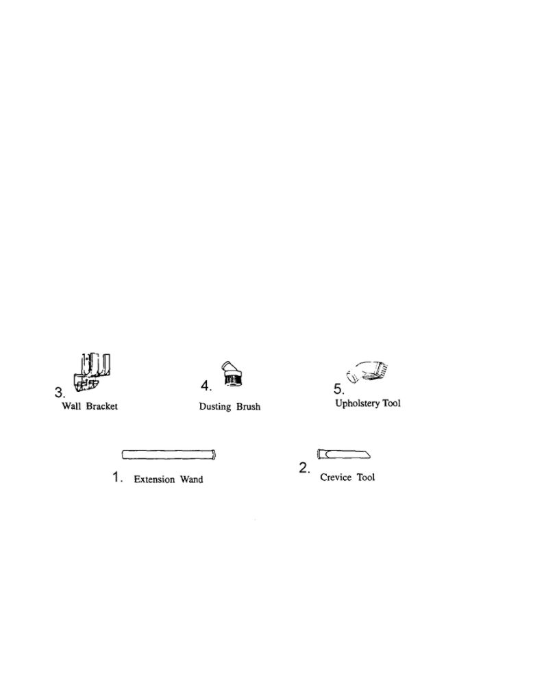 Accessories Diagram and Parts List for 08230  Dirt Devil Hand Vacuum